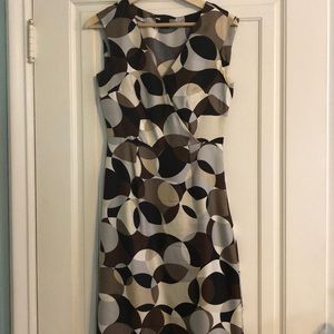 Sleeveless silk dress